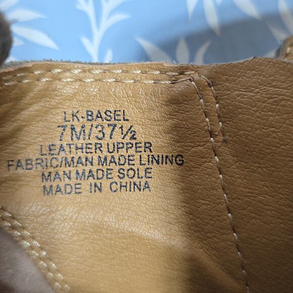 Lucky Brand Basel Womens Sz 7 Leather Animal Print 2 Zippers Ankle Booties - Picture 3 of 11